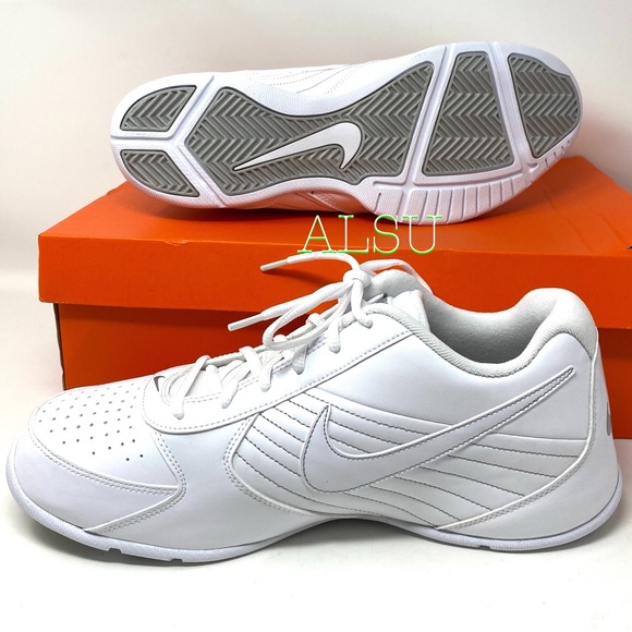 Nike Air Baseline Low White Leather Men’s Sneakers - Picture 3 of 10